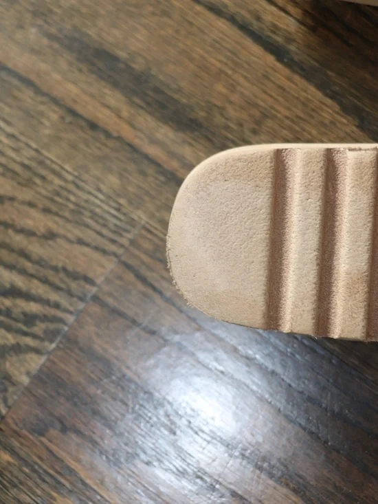 Reef Kids Banded Horizon Hi Slide Sandals size 4 cream dual padded straps - Picture 10 of 15